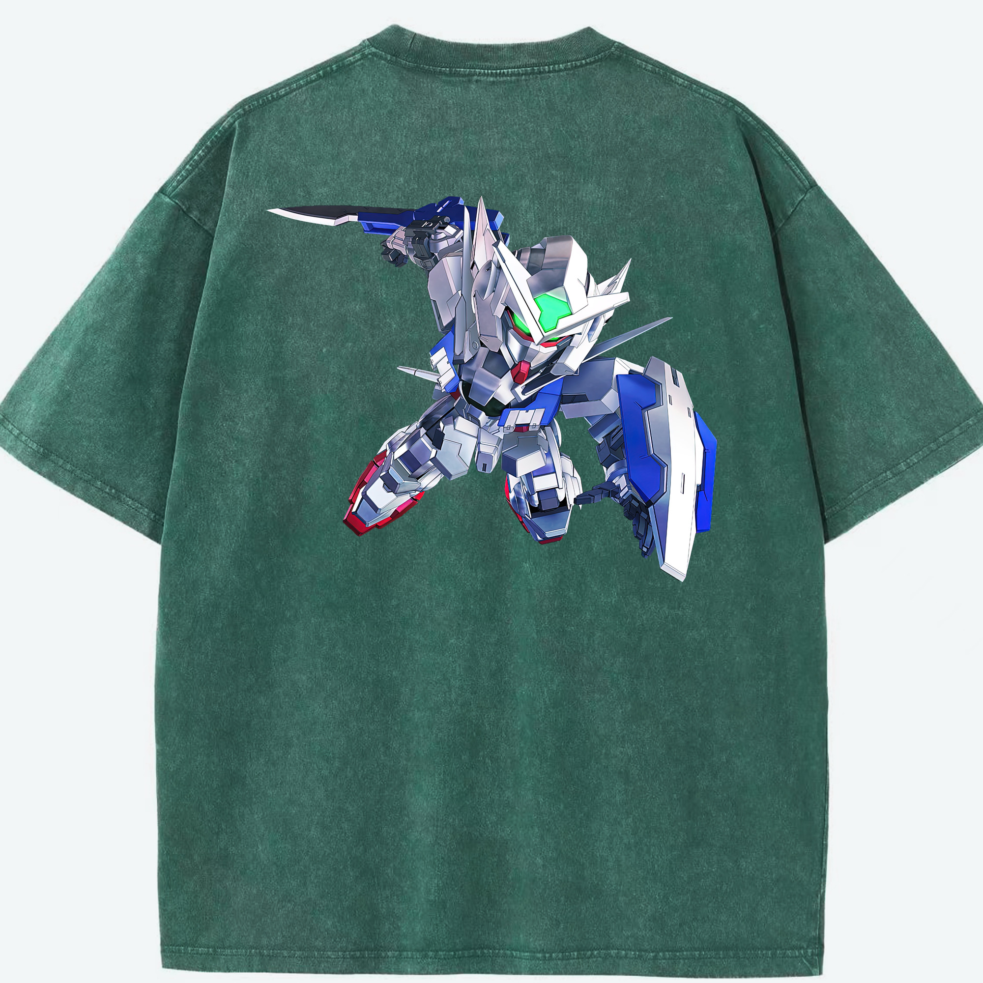 （画像用） 機動戦士ガンダム Mobile Suit Gundam 綿100% ヴィンテージ風 半袖Tシャツ（背面プリント）